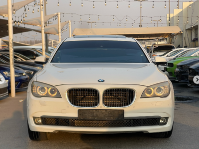 2012 BMW 750Li 4.4 Litres Twin-Turbo V8 Petrol Engine White Brown Luxury Sedan RWD GCC