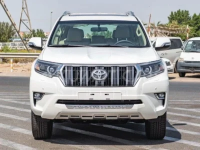2023 Toyota Prado VX 4.0 Liters 6 Cylinders Petrol Engine White Beige SUV Automatic