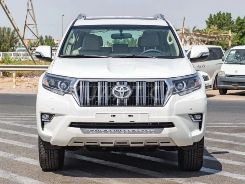 2023 Toyota Prado VX 4.0 Liters 6 Cylinders Petrol Engine White Beige SUV Automatic