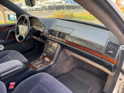 1994 Mercedes-Benz CL 600 6.0-liter 12-cylinder Petrol Engine Silver Black Luxury Coupe RWD