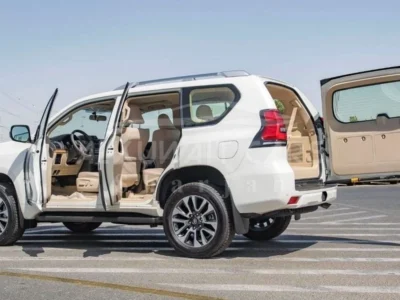 2023 Toyota Prado VX 4.0 Liters 6 Cylinders Petrol Engine White Beige SUV Automatic