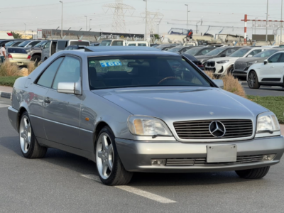 1994 Mercedes-Benz CL 600 6.0-liter 12-cylinder Petrol Engine Silver Black Luxury Coupe RWD