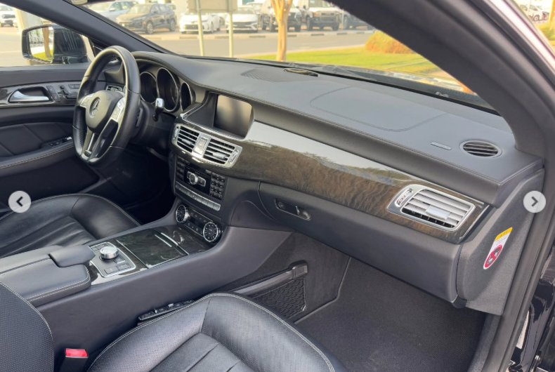 2012 Mercedes-Benz CLS 550 AMG Package 4.6 Litres V8 Twin-turbocharged Engine Black Coupe