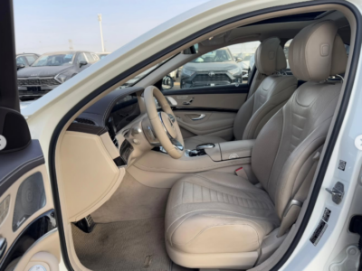 2020 Mercedes-Benz S 450 3.0 Litres Inline-6 with EQ Boost Engine White Beige Sedan Automatic