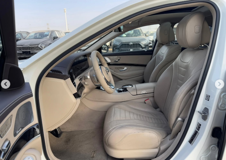 2020 Mercedes-Benz S 450 3.0 Litres Inline-6 with EQ Boost Engine White Beige Sedan Automatic