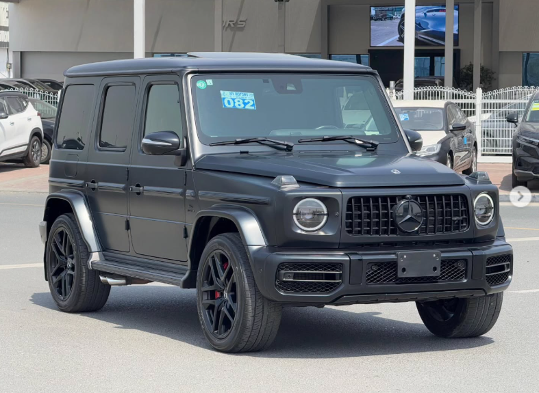 2022 Mercedes-Benz G63 AMG 4.0L V8 Twin-Turbocharged Petrol Engine Black Grey SUV