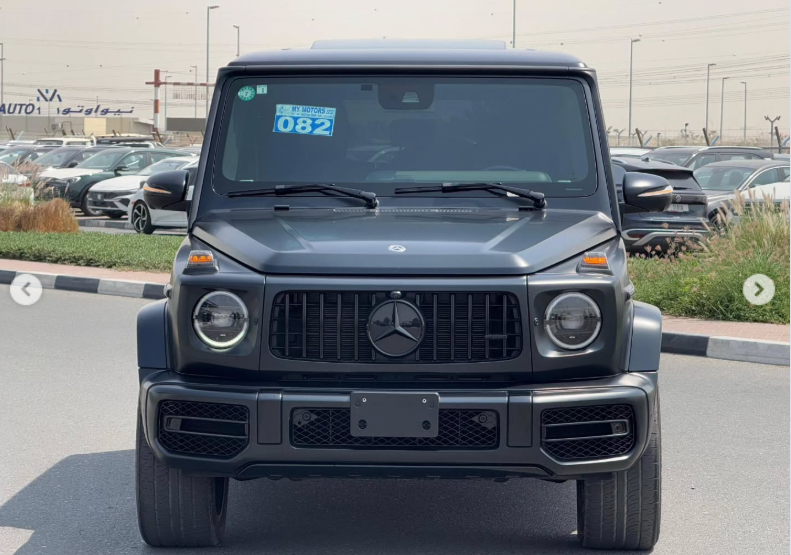 2022 Mercedes-Benz G63 AMG 4.0L V8 Twin-Turbocharged Petrol Engine Black Grey SUV