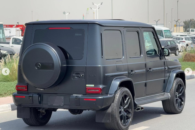 2022 Mercedes-Benz G63 AMG 4.0L V8 Twin-Turbocharged Petrol Engine Black Grey SUV