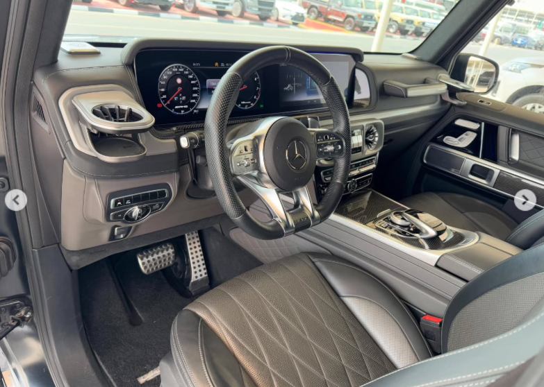 2022 Mercedes-Benz G63 AMG 4.0L V8 Twin-Turbocharged Petrol Engine Black Grey SUV