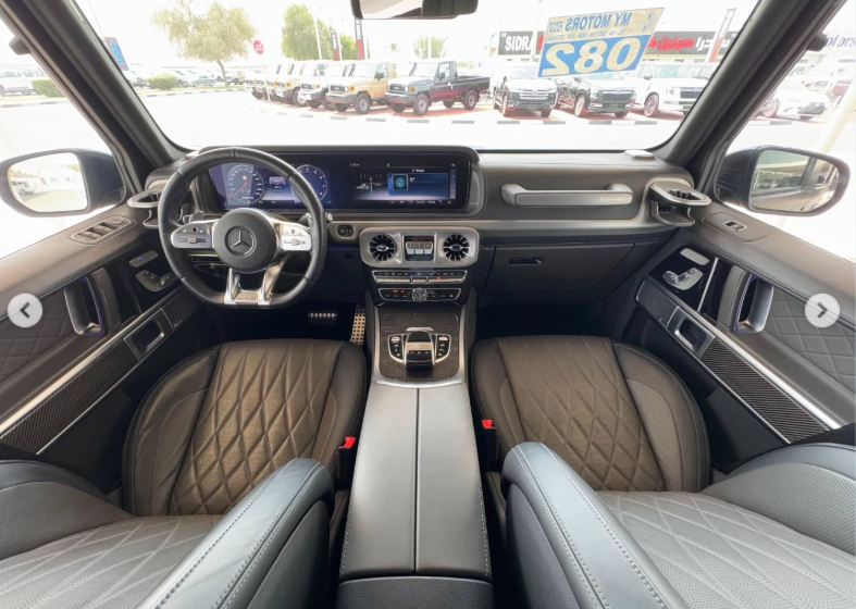 2022 Mercedes-Benz G63 AMG 4.0L V8 Twin-Turbocharged Petrol Engine Black Grey SUV