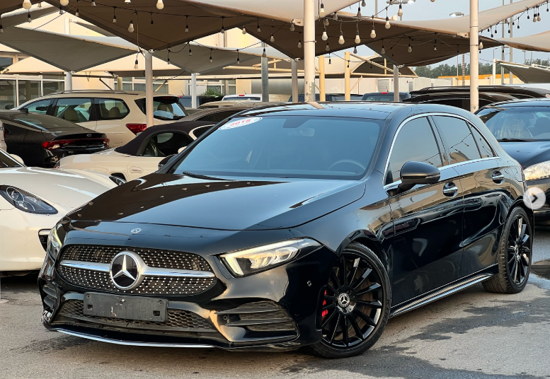 2018 Mercedes-Benz A250 2.0 Litres Turbocharged I4 Petrol Engine Black Hatchback FWD GCC