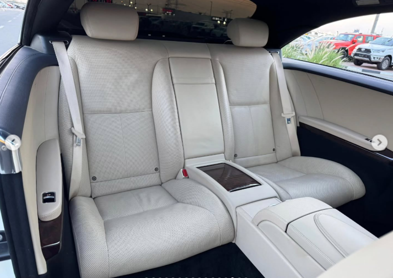 2012 Mercedes-Benz CL 550 4MATIC 4.6-liter bi-turbo V8 Petrol Engine White Beige Coupe