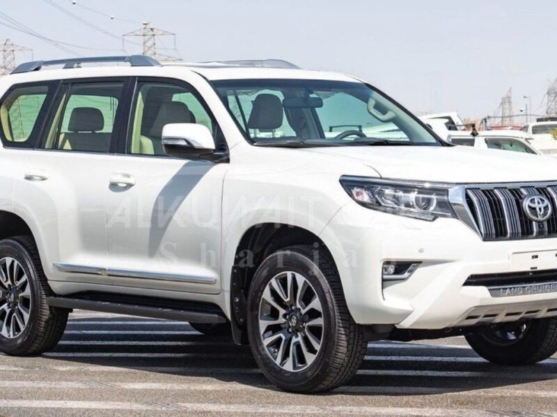 2023 Toyota Prado VX 4.0 Liters 6 Cylinders Petrol Engine White Beige SUV Automatic