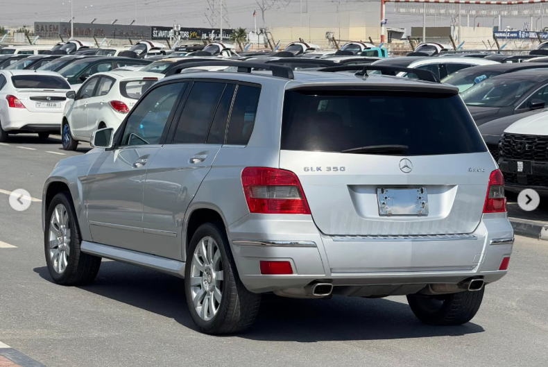 2010 Mercedes-Benz GLK 350 3.5 Litres V6 Petrol Engine Silver Black SUV Automatic AWD