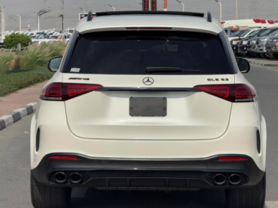 2021 Mercedes-Benz GLE 53 AMG 3.0L Inline-6 Turbocharged with EQ Boost White Black SUV
