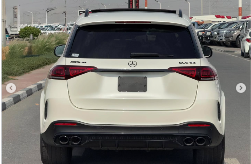 2021 Mercedes-Benz GLE 53 AMG 3.0L Inline-6 Turbocharged with EQ Boost White Black SUV