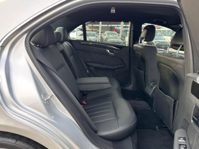 2014 Mercedes-Benz E400 3.5 Liters V6 Hybrid Engine Silver Black Luxury Sedan Automatic RWD