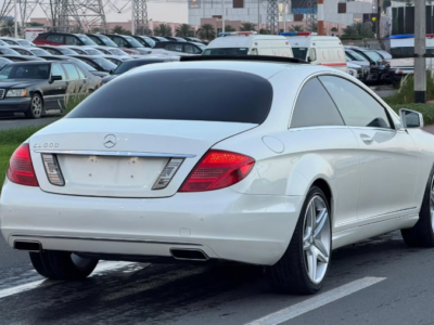 2012 Mercedes-Benz CL 550 4MATIC 4.6-liter bi-turbo V8 Petrol Engine White Beige Coupe