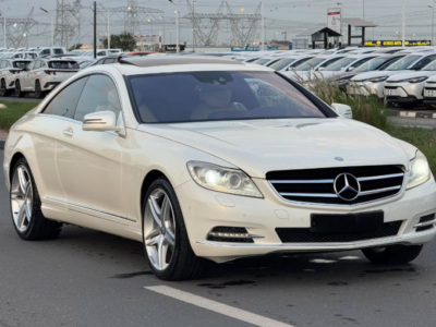 2012 Mercedes-Benz CL 550 4MATIC 4.6-liter bi-turbo V8 Petrol Engine White Beige Coupe