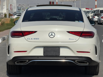 2018 Mercedes-Benz CLS 450 4MATIC 3.0 Liter 6 Cylinders Turbocharged Engine White Black Sedan