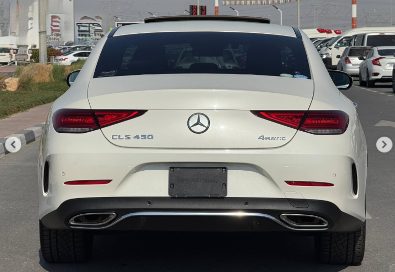 2018 Mercedes-Benz CLS 450 4MATIC 3.0 Liter 6 Cylinders Turbocharged Engine White Black Sedan