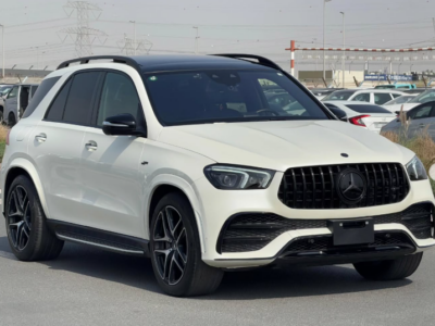 2021 Mercedes-Benz GLE 53 AMG 3.0L Inline-6 Turbocharged with EQ Boost White Black SUV