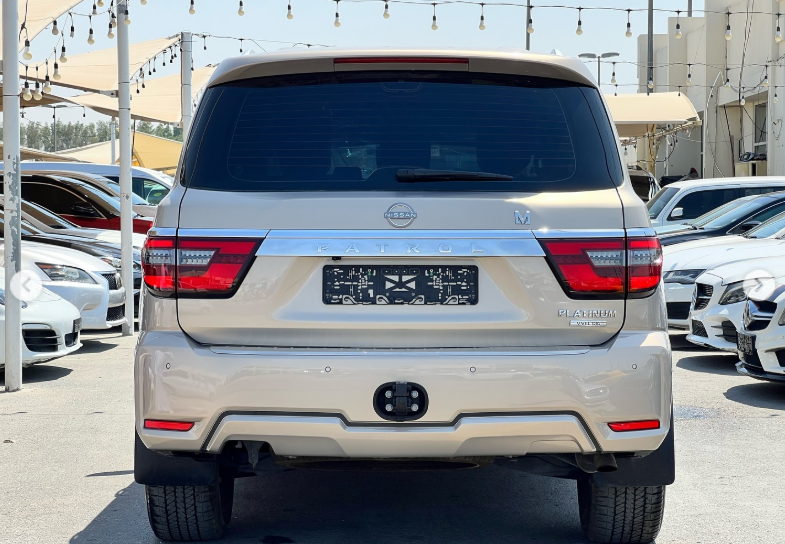 2022 Nissan Patrol Platinum 5.6 Litres V8 Petrol Engine Gold Red Automatic SUV GCC Specs 4WD