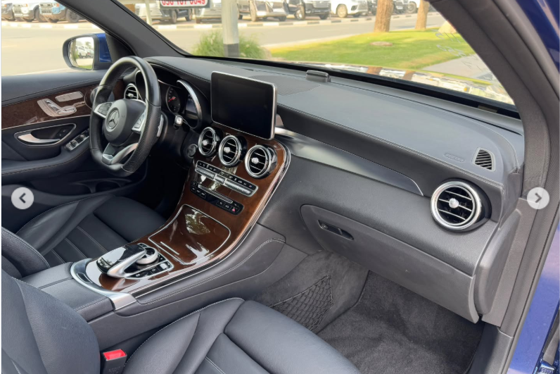2017 Mercedes-Benz GLC 350e 4MATIC 2.0 Litres Inline-4 Cylinder Engine Blue Grey Luxury SUV