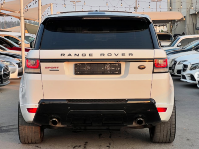 2014 Land Rover Range Rover Sport 5.0 Litres Supercharged V8 petrol Engine White Orange SUV GCC