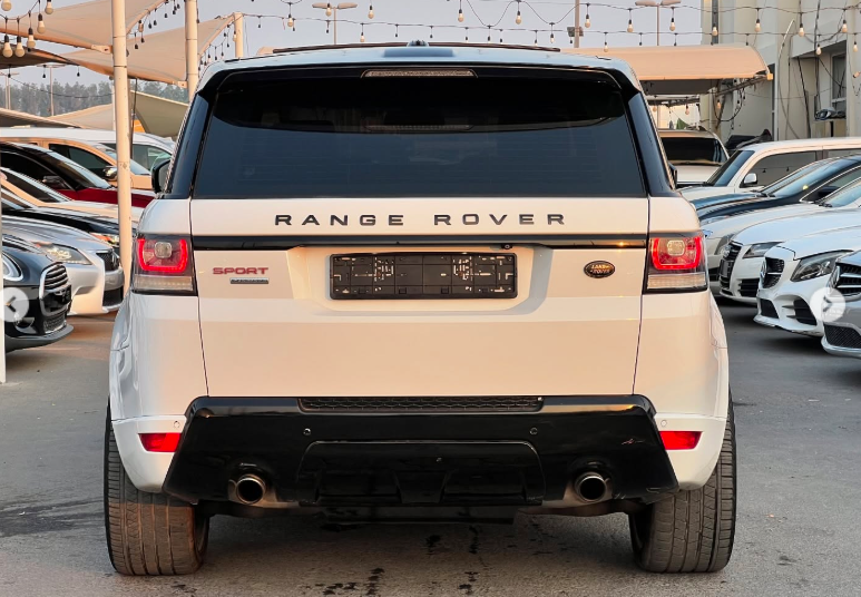 2014 Land Rover Range Rover Sport 5.0 Litres Supercharged V8 petrol Engine White Orange SUV GCC