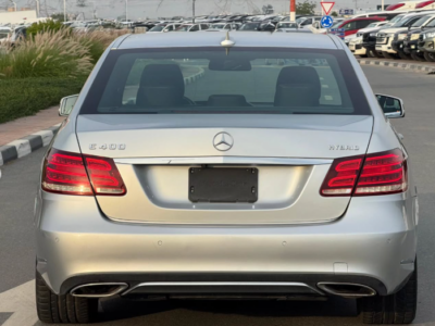 2014 Mercedes-Benz E400 3.5 Liters V6 Hybrid Engine Silver Black Luxury Sedan Automatic RWD