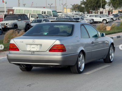 1994 Mercedes-Benz CL 600 6.0-liter 12-cylinder Petrol Engine Silver Black Luxury Coupe RWD