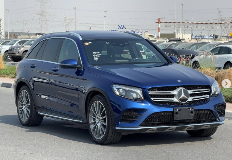 2017 Mercedes-Benz GLC 350e 4MATIC 2.0 Litres Inline-4 Cylinder Engine Blue Grey Luxury SUV