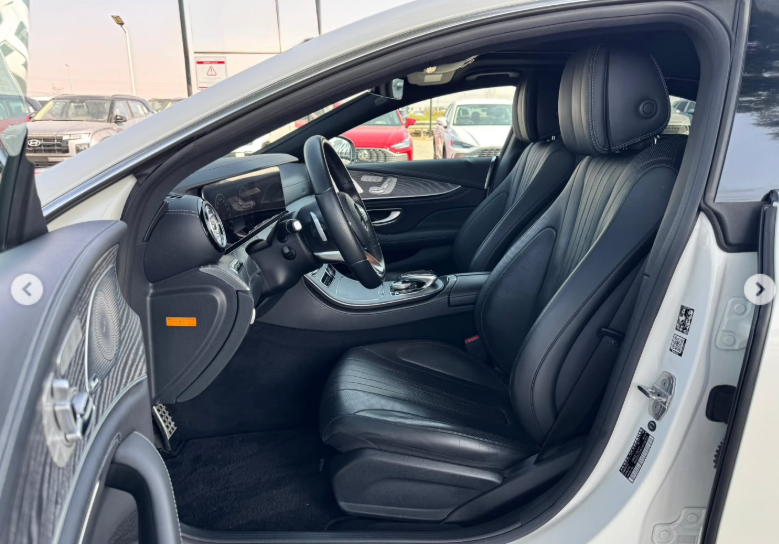 2018 Mercedes-Benz CLS 450 4MATIC 3.0 Liter 6 Cylinders Turbocharged Engine White Black Sedan