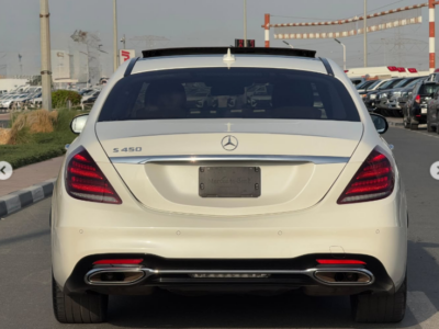 2020 Mercedes-Benz S 450 3.0 Litres Inline-6 with EQ Boost Engine White Beige Sedan Automatic