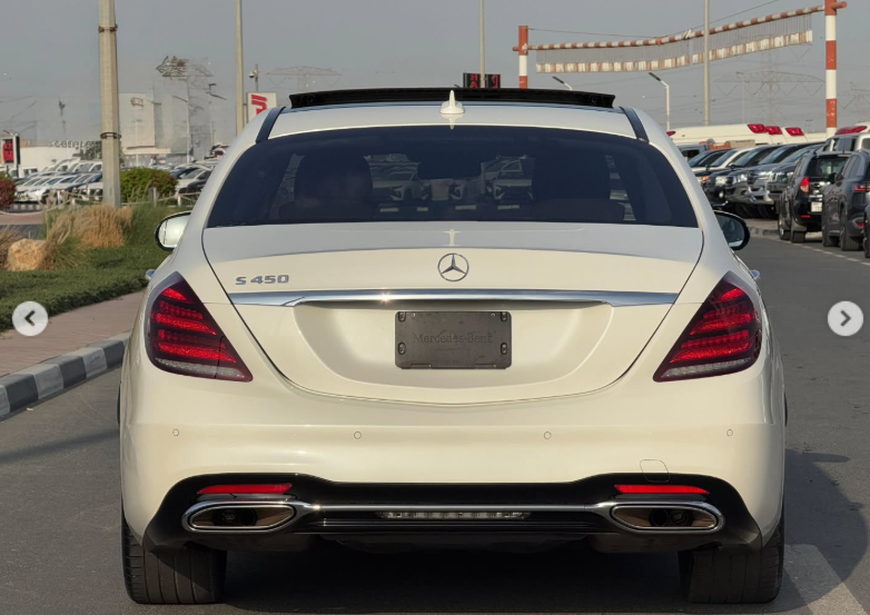 2020 Mercedes-Benz S 450 3.0 Litres Inline-6 with EQ Boost Engine White Beige Sedan Automatic