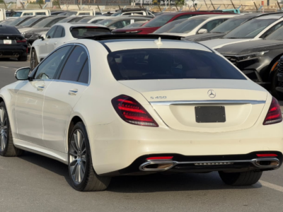 2020 Mercedes-Benz S 450 3.0 Litres Inline-6 with EQ Boost Engine White Beige Sedan Automatic
