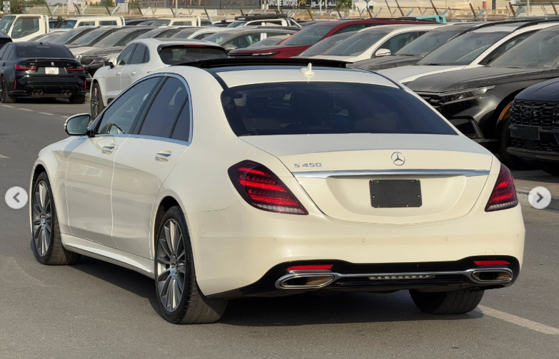 2020 Mercedes-Benz S 450 3.0 Litres Inline-6 with EQ Boost Engine White Beige Sedan Automatic