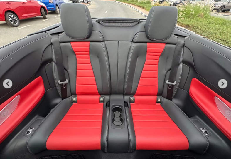 2018 Mercedes-Benz E400 3.0 Litres V6 Biturbo V6 Twin Turbo Petrol Engine Grey Red Convertible