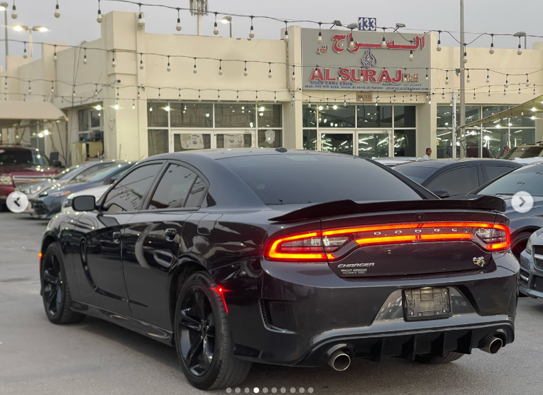 2019 Dodge Charger Scat Pack 3.6 Liters V6 Cylinders Petrol Engine Black Green Sedan RWD
