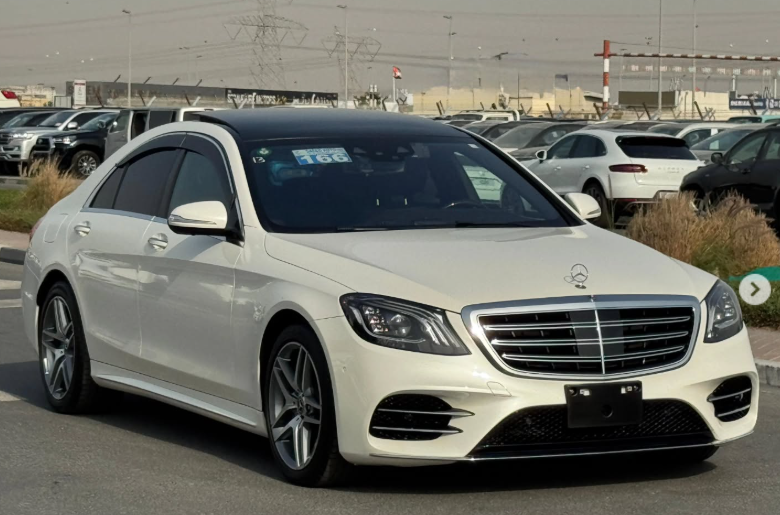 2018 Mercedes-Benz S 450 3.0 Liters V6 Twin Turbo Petrol Engine White Black Sedan RWD Automatic
