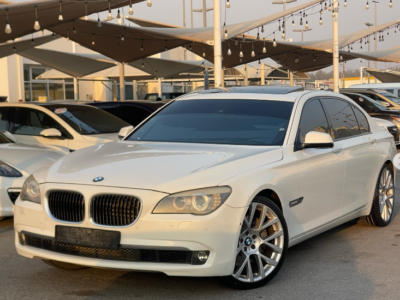2012 BMW 750Li 4.4 Litres Twin-Turbo V8 Petrol Engine White Brown Luxury Sedan RWD GCC
