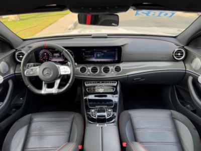 2019 Mercedes-Benz E53 AMG 3.0-liter turbocharged inline-six Petrol Engine White Black Sedan