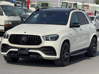 2021 Mercedes-Benz GLE 53 AMG 3.0L Inline-6 Turbocharged with EQ Boost White Black SUV