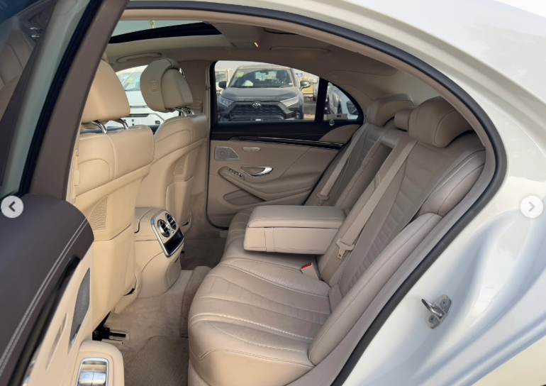 2020 Mercedes-Benz S 450 3.0 Litres Inline-6 with EQ Boost Engine White Beige Sedan Automatic