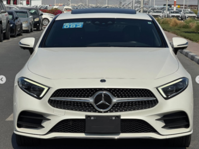 2018 Mercedes-Benz CLS 450 4MATIC 3.0 Liter 6 Cylinders Turbocharged Engine White Black Sedan