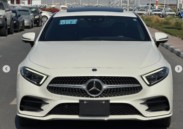 2018 Mercedes-Benz CLS 450 4MATIC 3.0 Liter 6 Cylinders Turbocharged Engine White Black Sedan