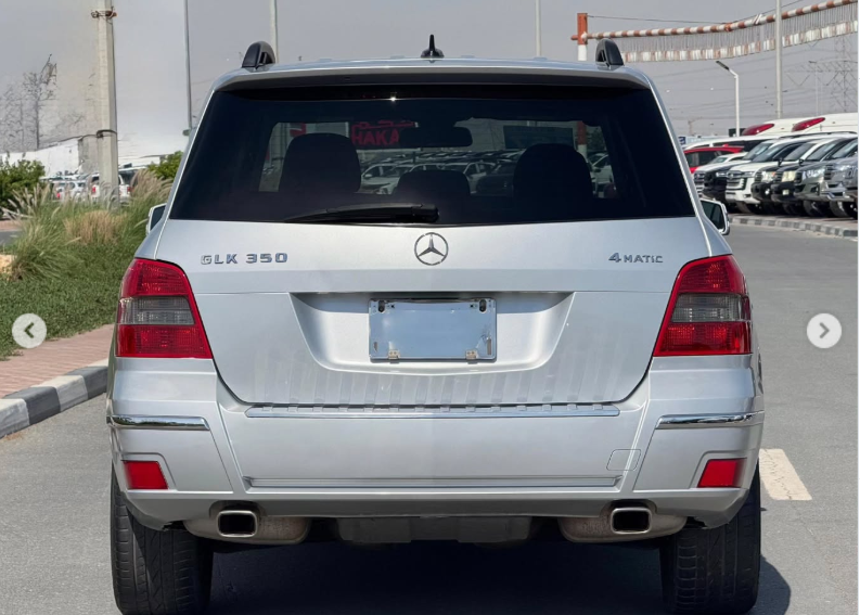 2010 Mercedes-Benz GLK 350 3.5 Litres V6 Petrol Engine Silver Black SUV Automatic AWD