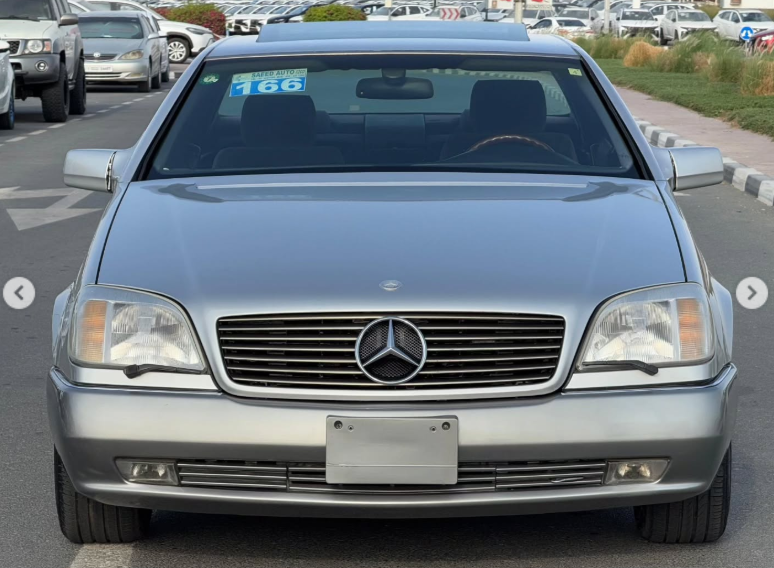 1994 Mercedes-Benz CL 600 6.0-liter 12-cylinder Petrol Engine Silver Black Luxury Coupe RWD