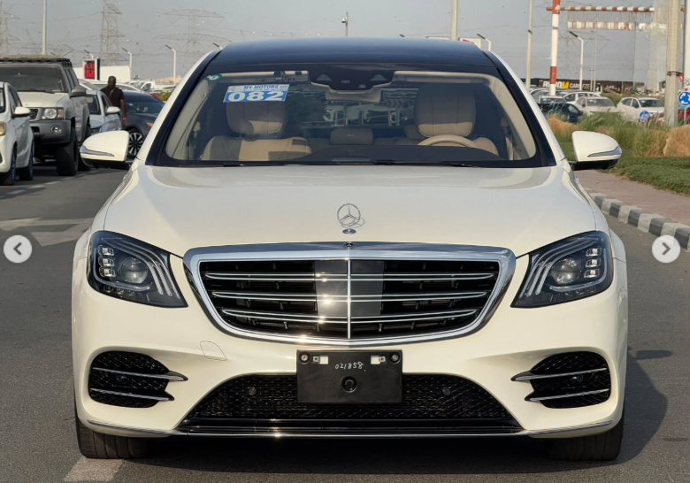 2020 Mercedes-Benz S 450 3.0 Litres Inline-6 with EQ Boost Engine White Beige Sedan Automatic